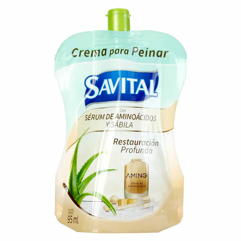 Crema Peinar Savital Restaur Aminoac 95 mL