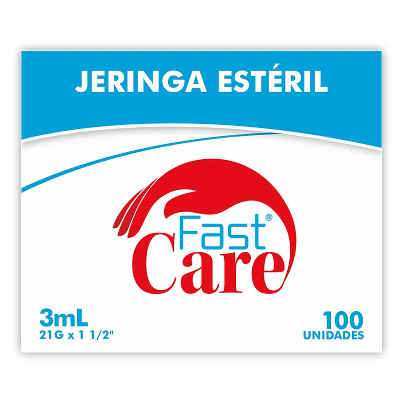 Jeringa 3p 3 mL 21x1.1/2 Fa 100 unidades ICOM