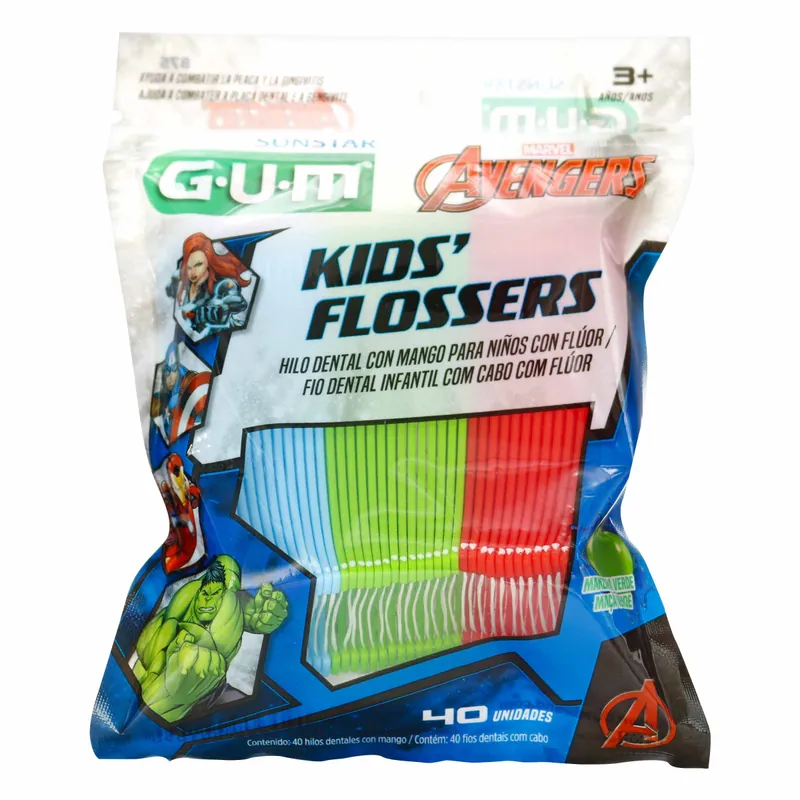 Hilo Dental Gum Flosser Avengers 40 unidades