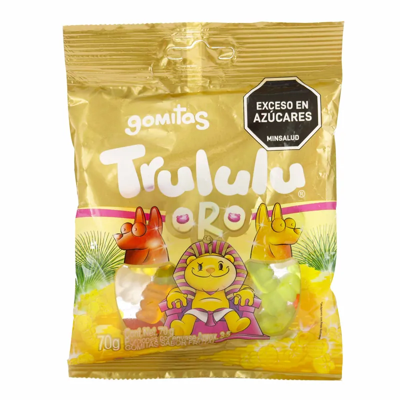 Gomas Trululu Oro Bolsa 70 g