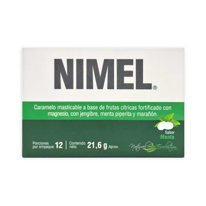 Nimel Menta 12 tabletas Mastic Nat Evol ICOM