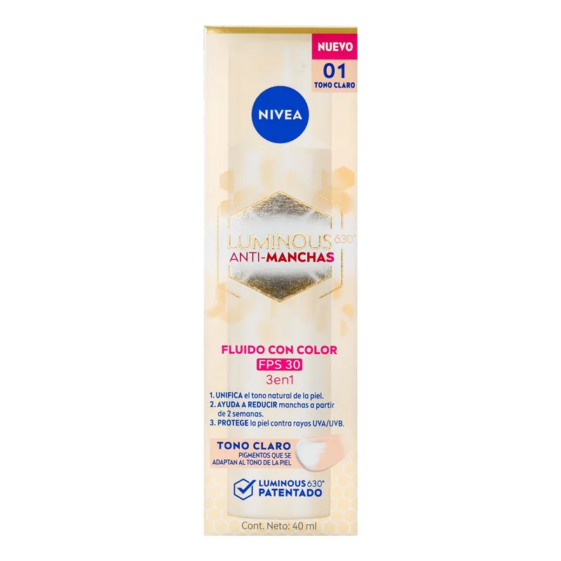Nivea Luminus 630 Antimanc Tono Cla 40 mL