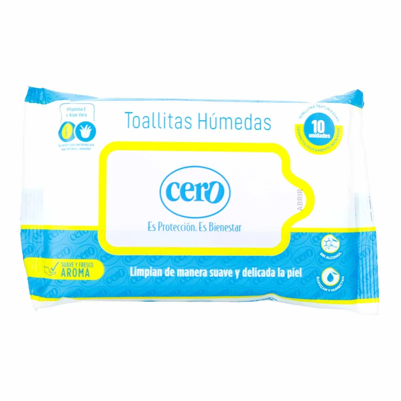 Toa Humedas Cero Bebes 10 Uds