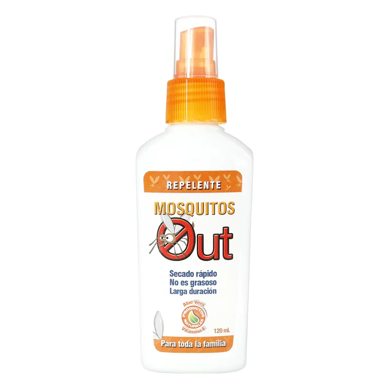 Repelente Out Mosquitos Aloe Vera 120 mL