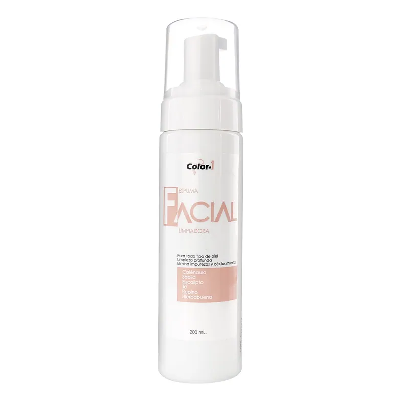 Espuma Facial Limpiadora Color-1 200 mL