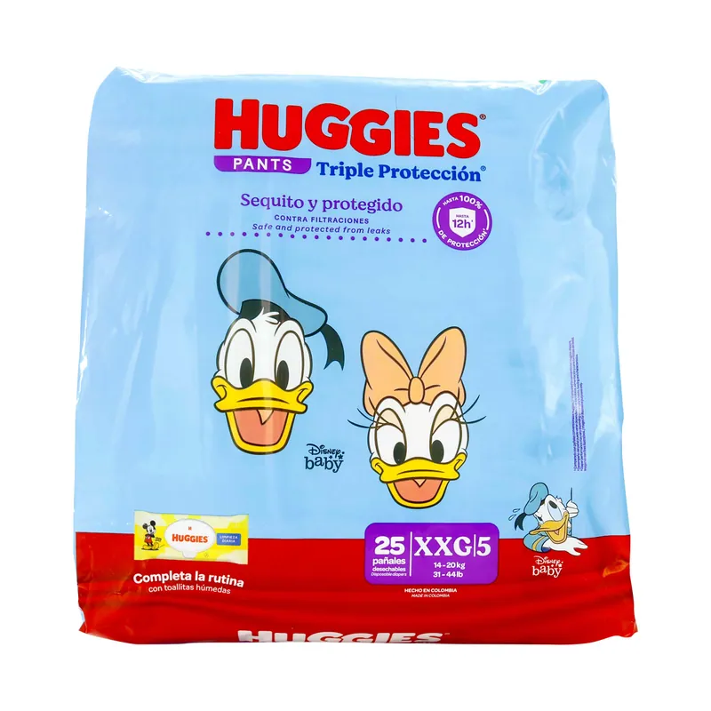 Pan Huggies Triple Prot Pant Et 5xxg 25u