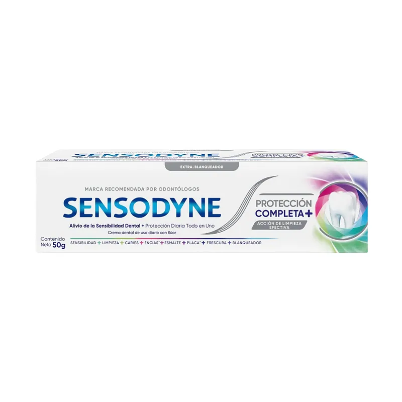 Crema dental Sensodyn Prot comprimidos Ext Blanq 50 g
