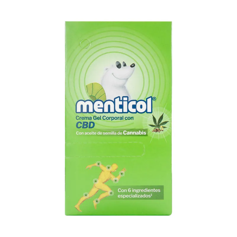 Cre Gel Corp Mentic Canna 12 g Disp 6 sobres