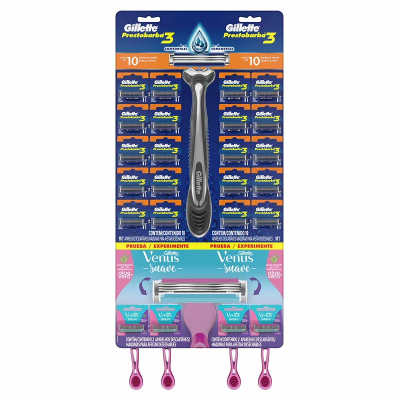 Máquina Prestobarba 20und + 4 Simply Ven