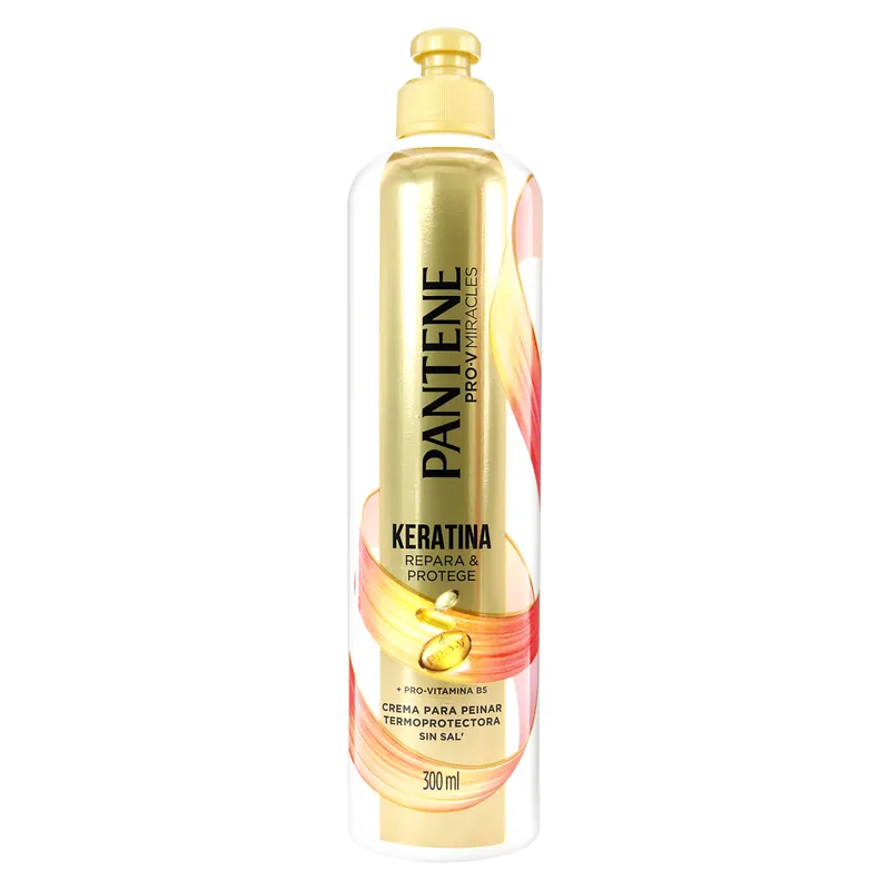 Crema Peinar Pantene Keratina 300 mL