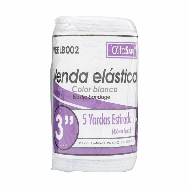 Venda elástica Blanca Alfa 3x5