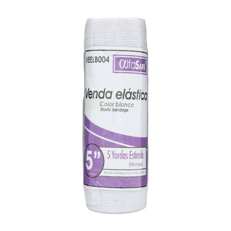 Venda elástica Blanca Alfa 5x5