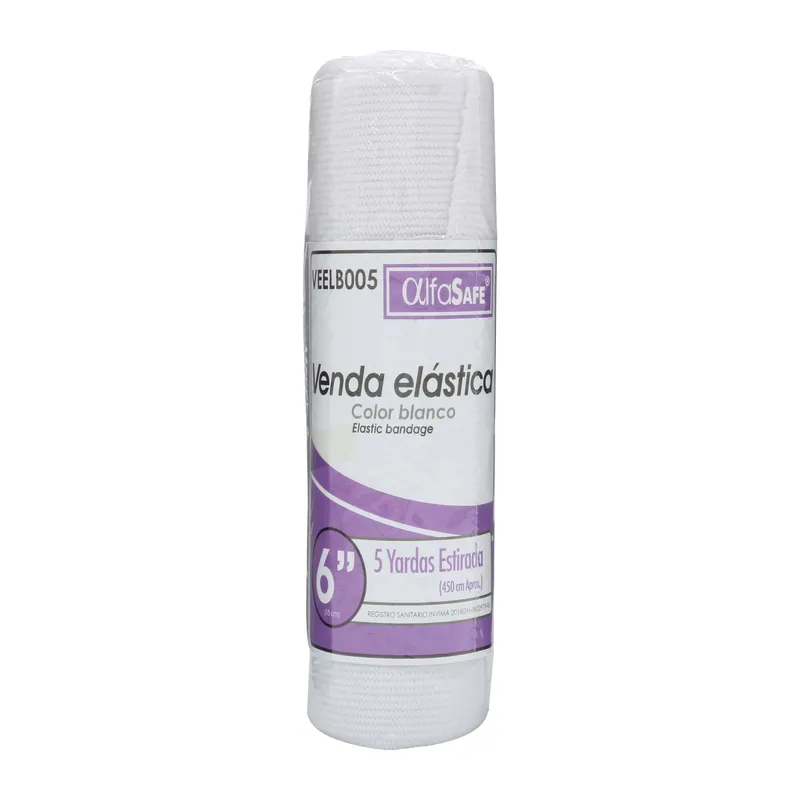 Venda elástica Blanca Alfa 6x5