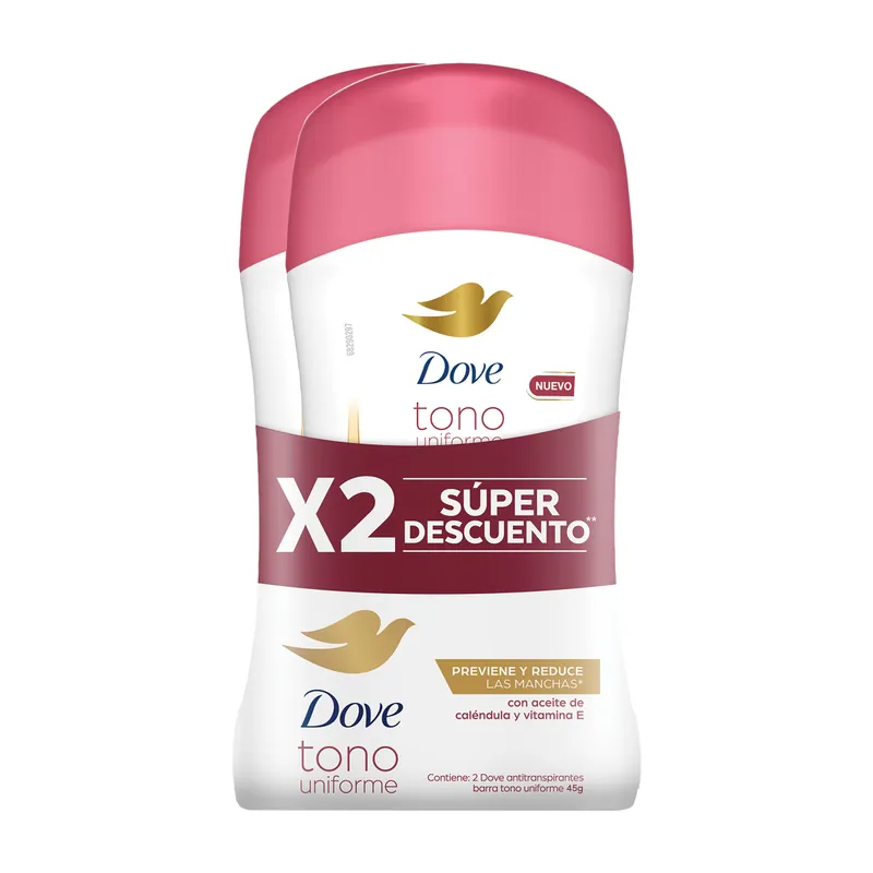Desodorante Dove Barra Tono Unifo Calen 45 g M