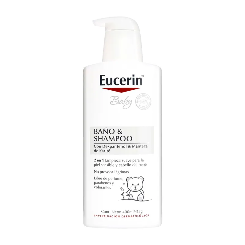 Eucerin Baby baño y Champu 400 mL
