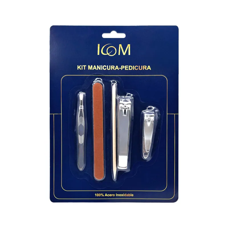Kit Manicura Pedicura 5und Gold ICOM