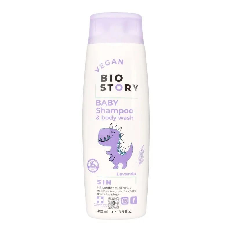 Champú Baby Bio Story Lavanda 400 mL