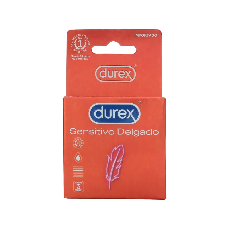 Preservat Durex Sensitivo Delgado 6 Uds