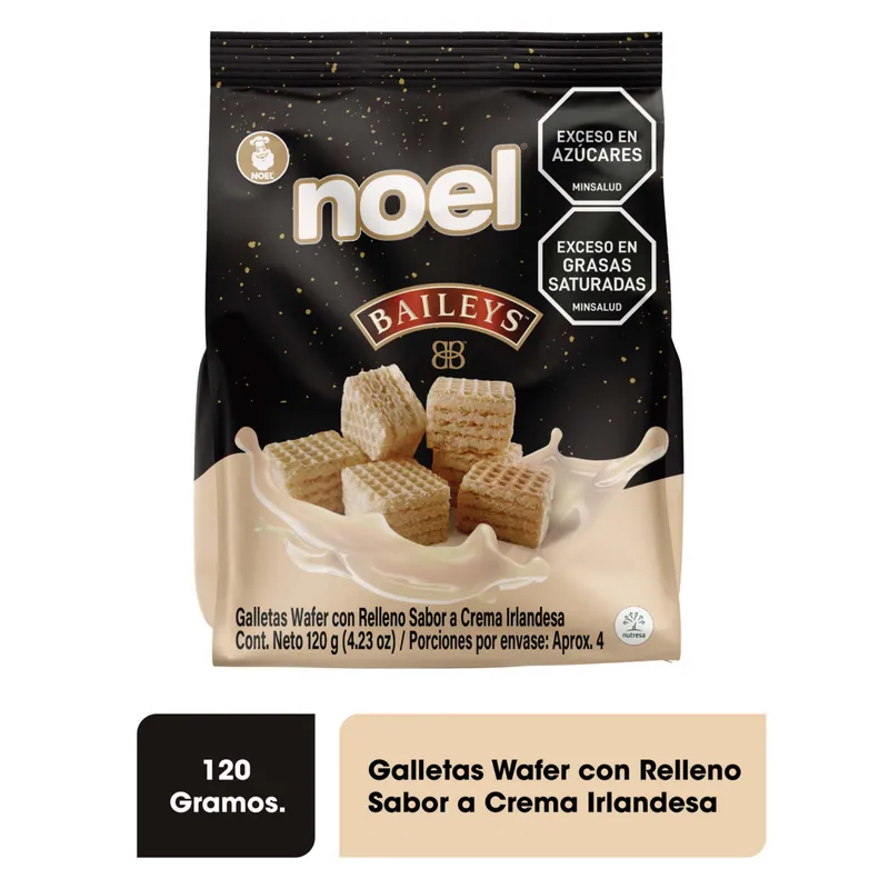 Galleta Noel Wafer Bail Cub Bol 120 g