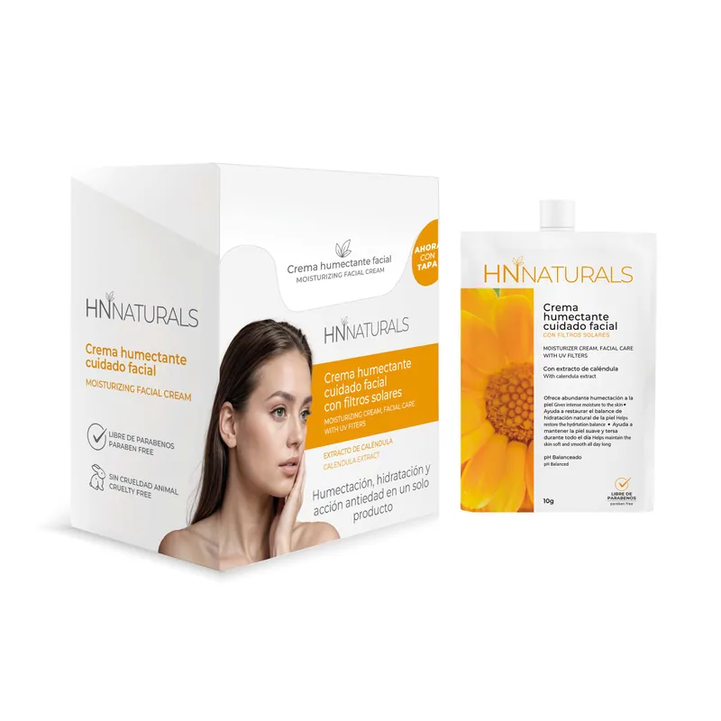 Cre Humectante Facial 12 sobres 10 g Haiko