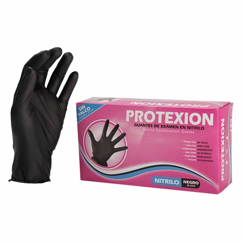 Guante Nitri Protex-Ion Negro M 100 unidades