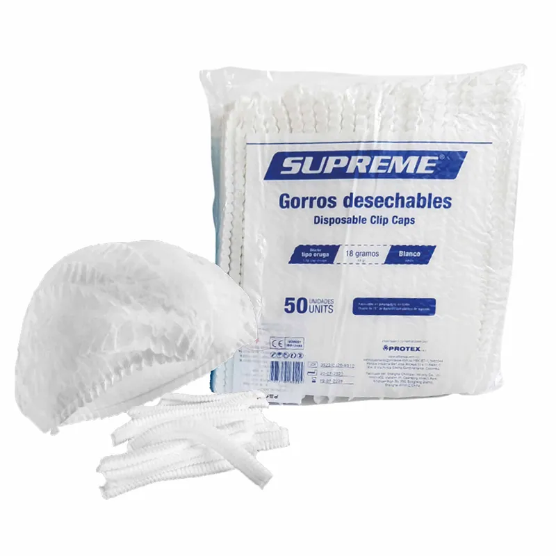 Gorro Desecha Blanco Supreme Bol 50 unidades