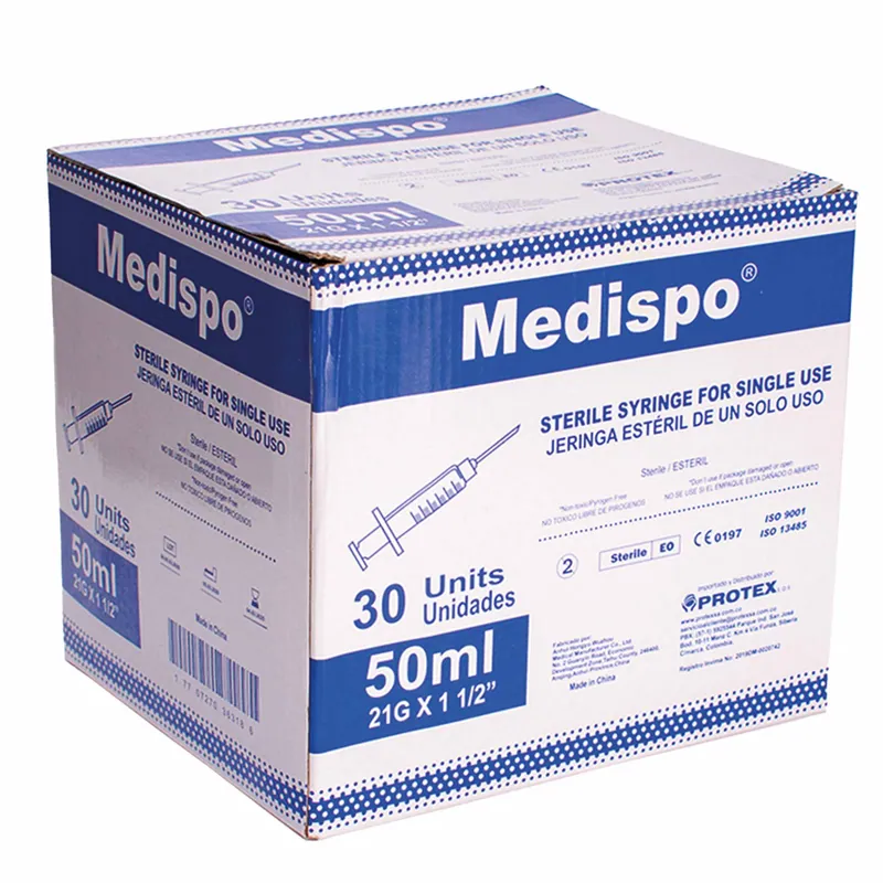 Jeringa Medispo 3p 50 mL 21gx1 1/2