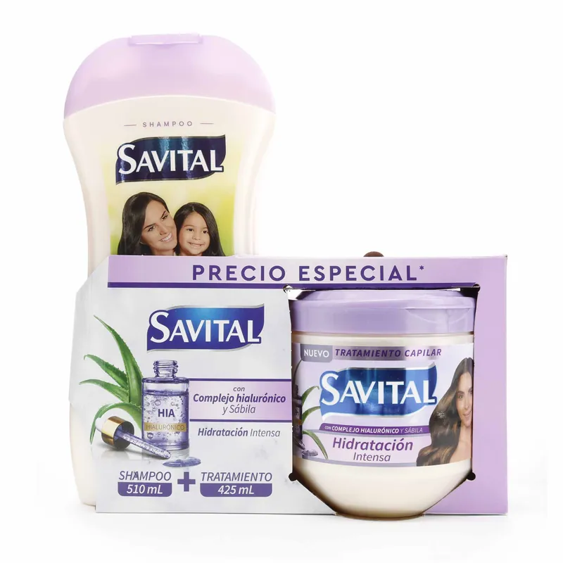Champú Savital Hidra Hialu 510 Ml+trat425 mL