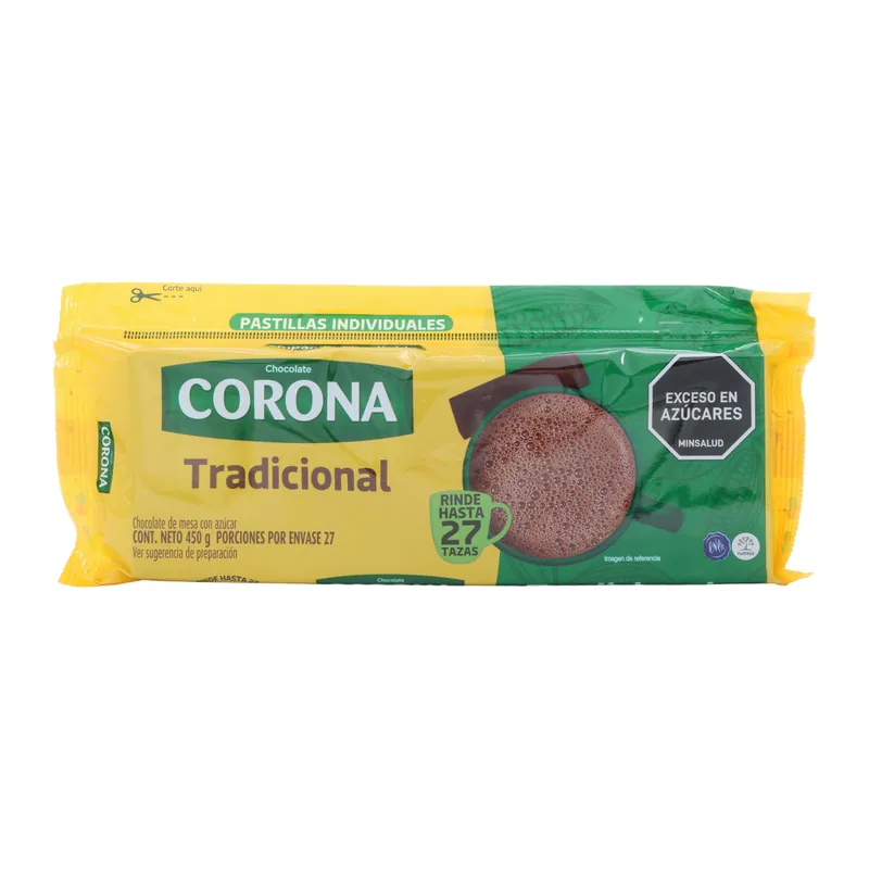 Chocolate Corona Trad 450 g 18 Pastillas