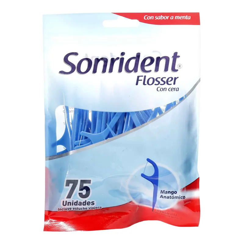 Flosser Sonrident Menta Adulto 75 unidades