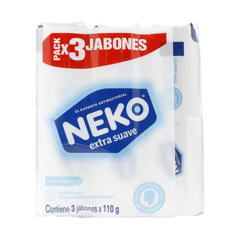 Jabon Antibact Neko Extra Suave 110grs