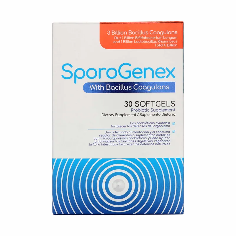 Sporogenex 30 cápsulas