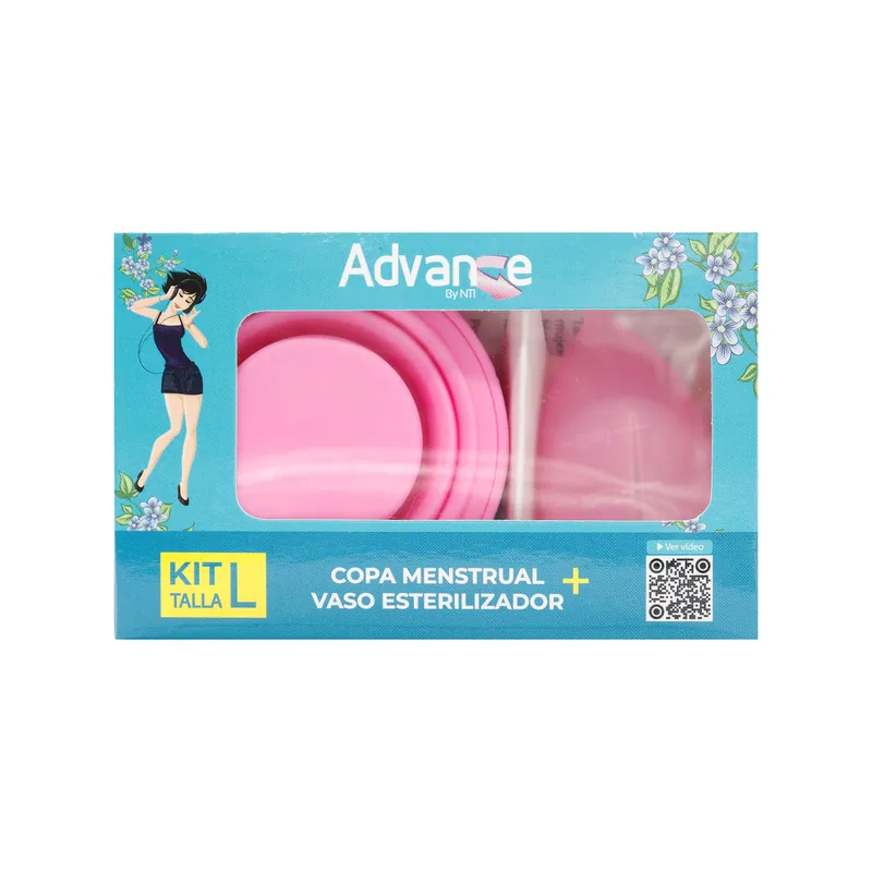 Kit Copa Menstrual L+vaso Esterili Nti