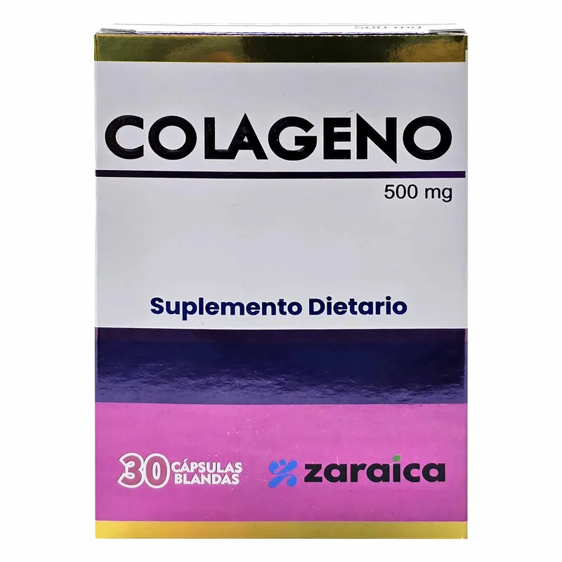 Colágeno 500 mg 30 cápsulas