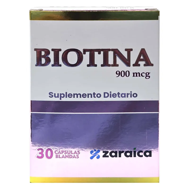 Biotina 900 mcg 30 cápsulas
