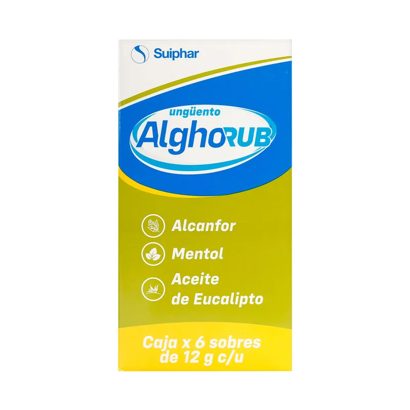 Alghorub ungüento 6 sobres 12 g