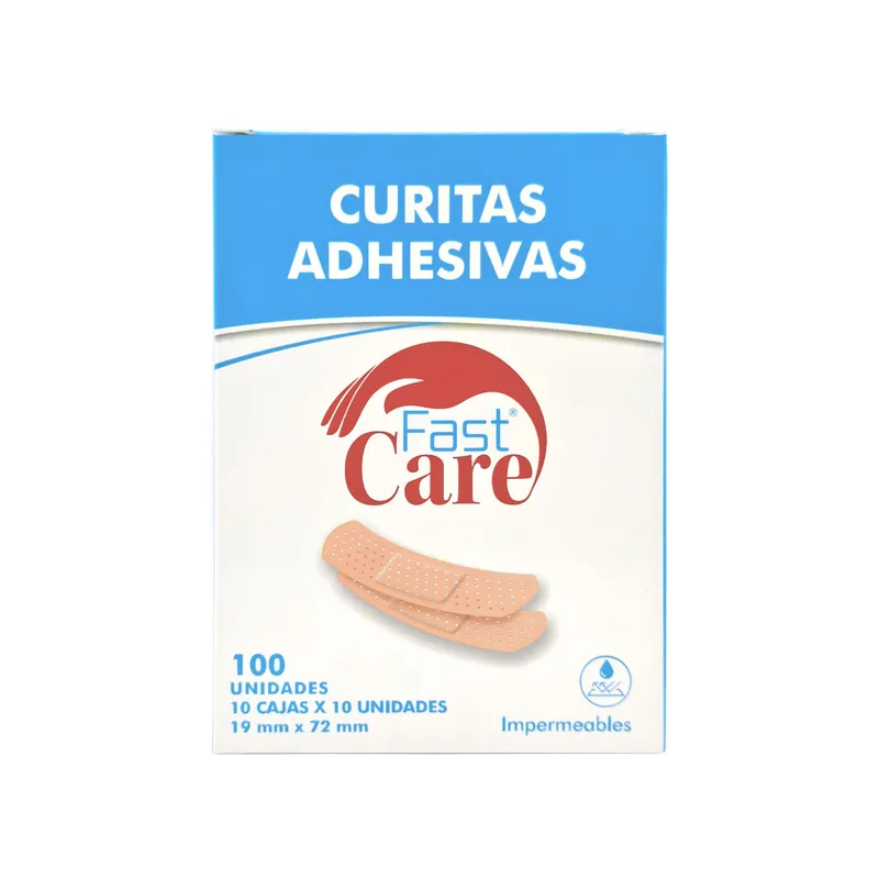 Curas Fast Care Caja x 100 unidades ICOM