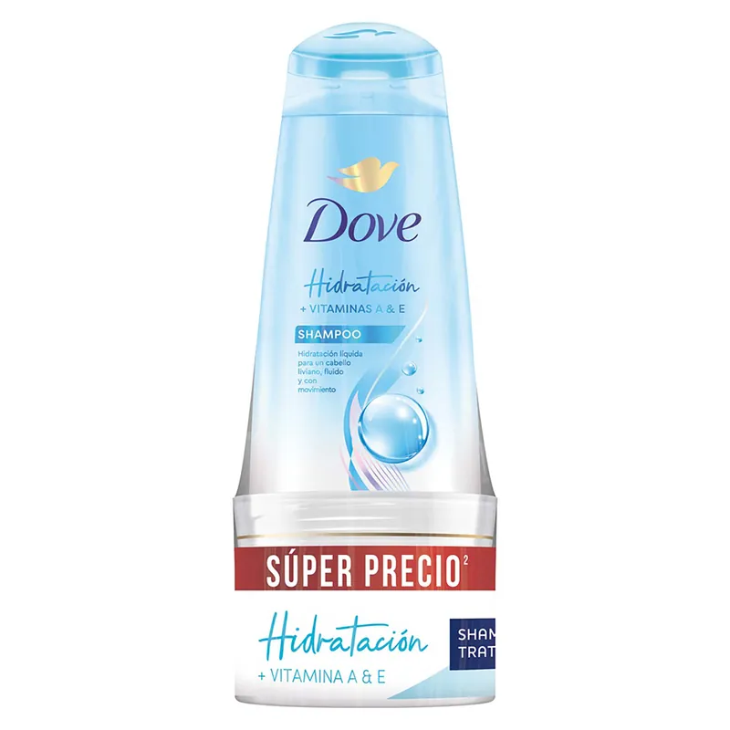 Champú Dove Hidra 400 Ml+tra Hid 300 g P E
