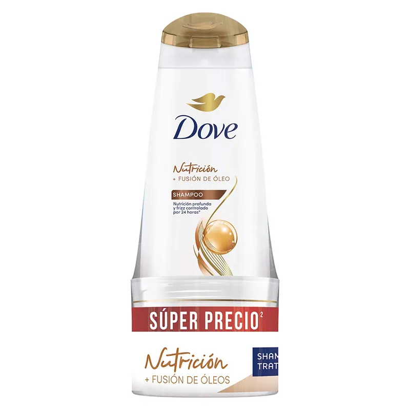Champú Dove Nutri 370 Ml+tra Nut 300 g P E
