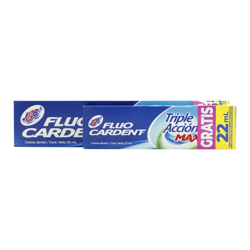 Crema dental Flu Tri Acc Max 50 mL gotas Cre22 mL