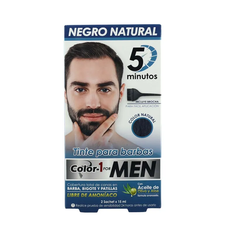 Tinte para Barba 5 x 2 sobres 15 mL