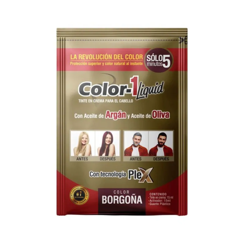 Tintura Borgona 15 Ml+acti 15 mL Color-1