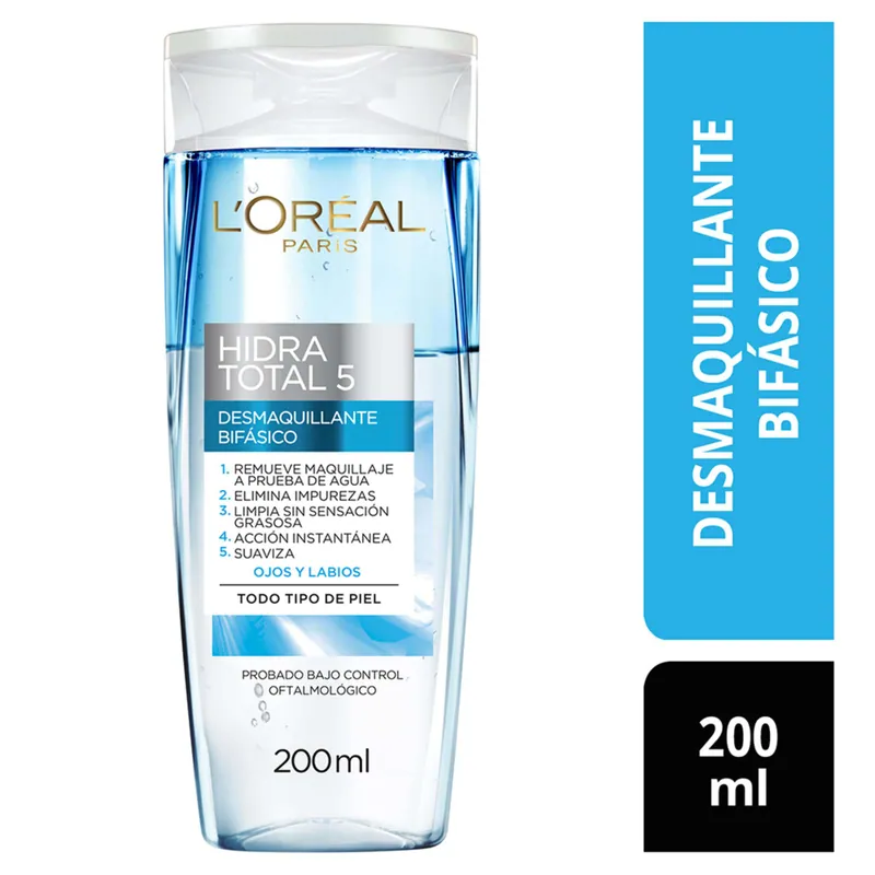 Desmaquillante Bifasico Ojos Labio 200 mL