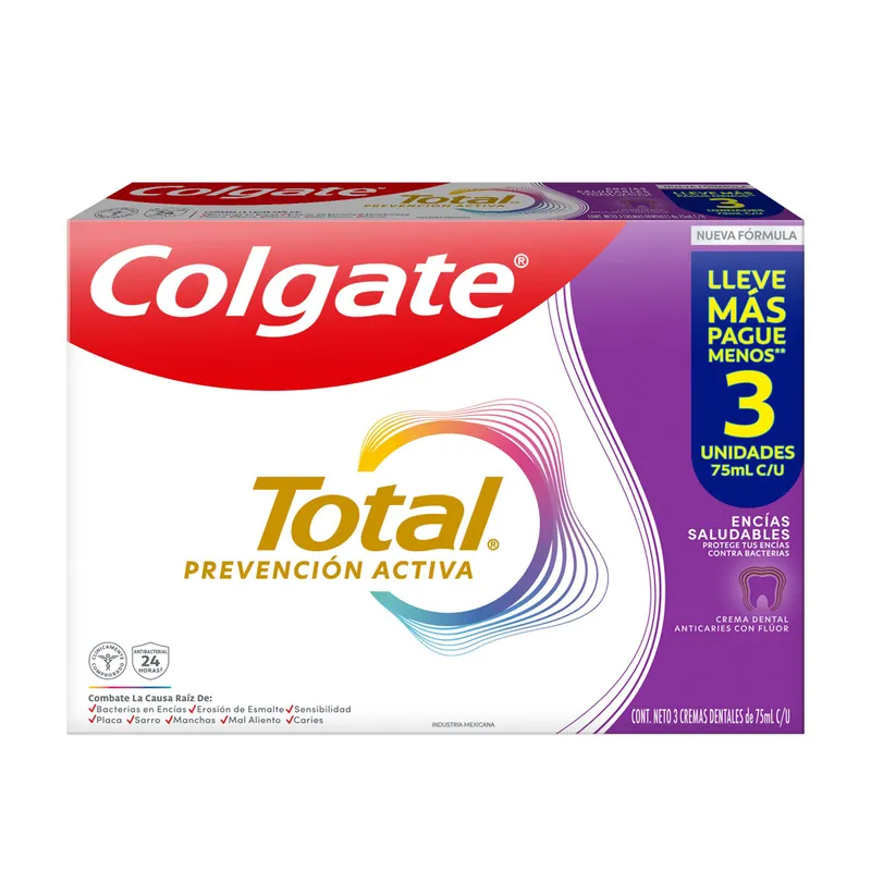 Crema Colgate Total Preve Activa 75 mL