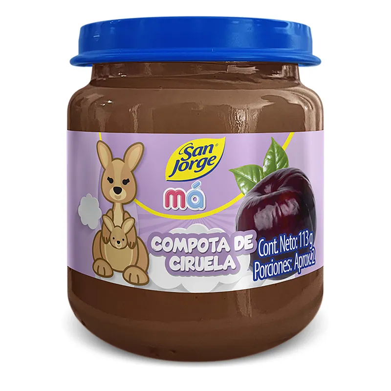 Compota San Jorge Ciruela Pasas 113grs
