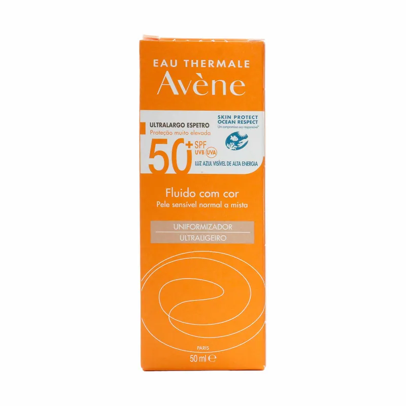 Avene Solar Fluido Color Spf50 50 mL