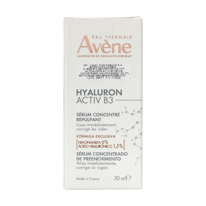 Serum Avene Hyaluron Activ B3 30 mL