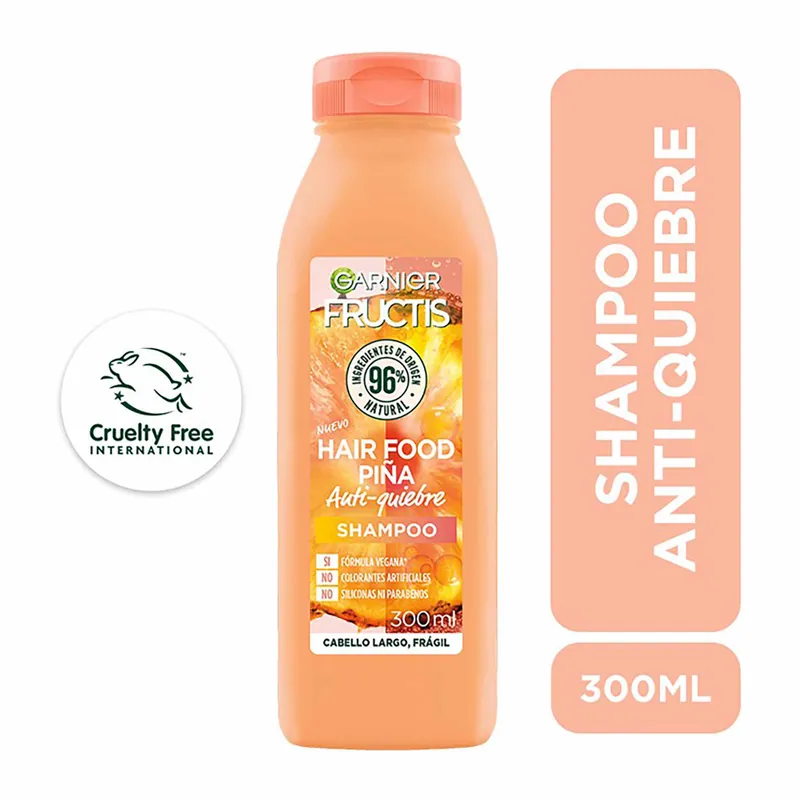 Champú Fructis Hair Food Pina Antiqui 300 mL