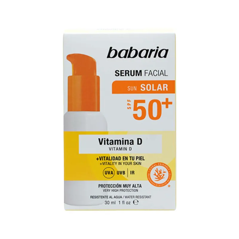 Serum Babaria Fac Sol Vit D Spf50+30 mL