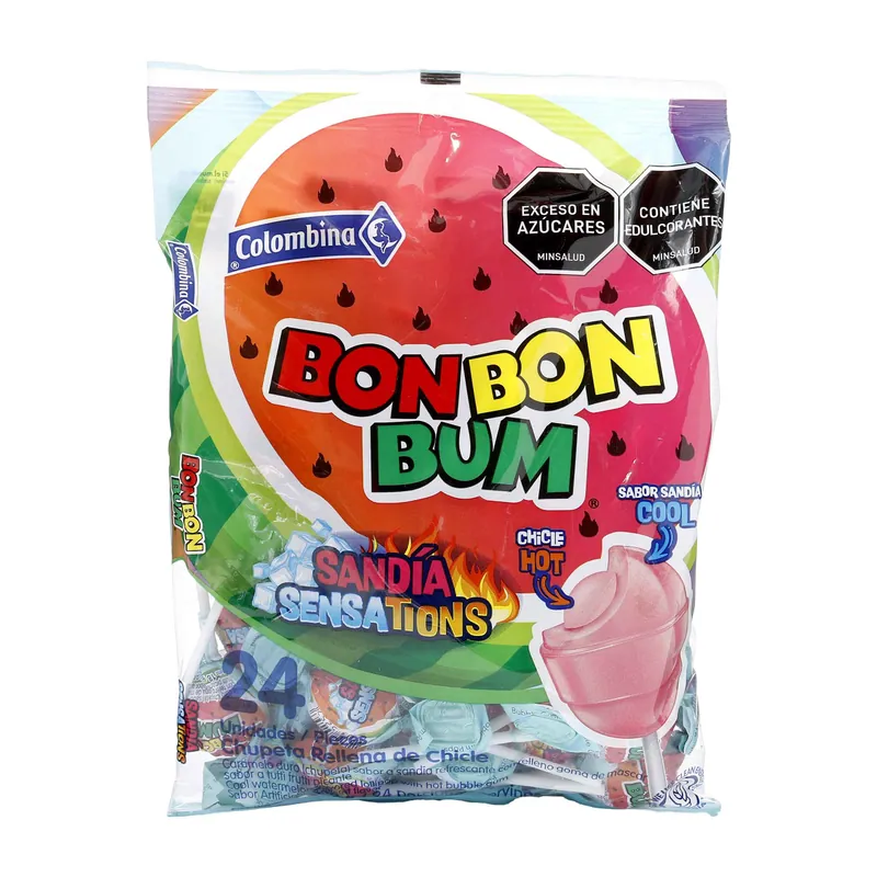 Bon Bon Bum Sandia Sensations 24 unidades
